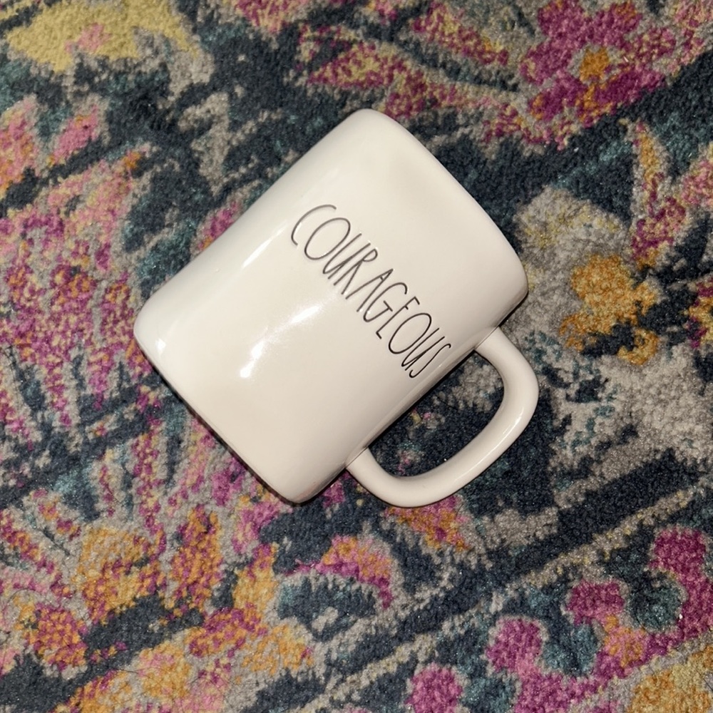 New Rae Dunn Courageous, Coffee Mug, Be Brave Mug - Picture 2 of 4